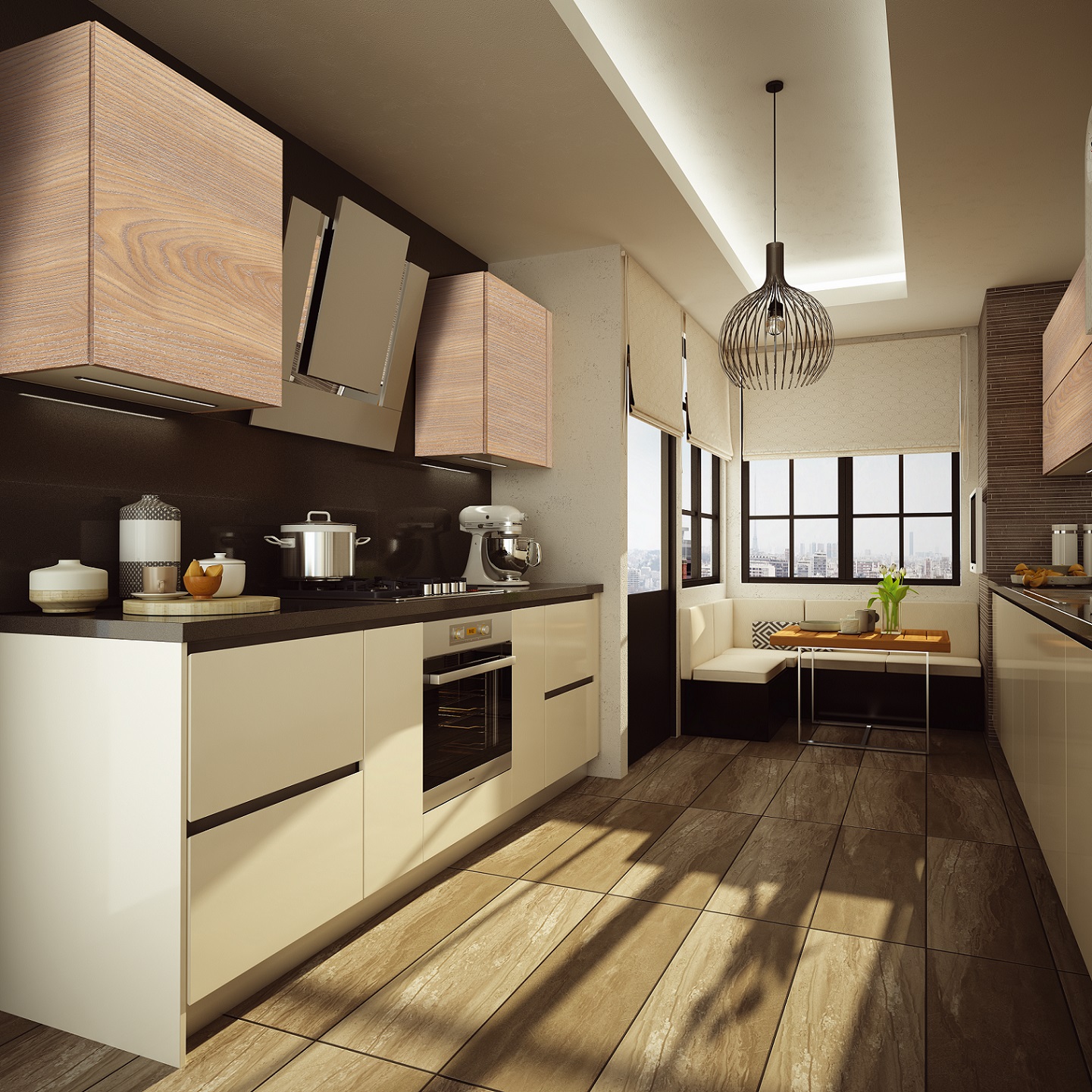 İntema Mutfak�ın doğadan ilham alan Aura modeli EvHayat