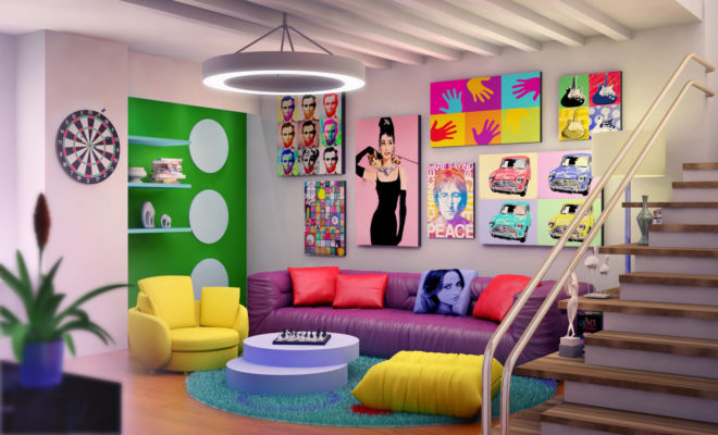 Pop Art Tarzı Ev Dekorasyonu